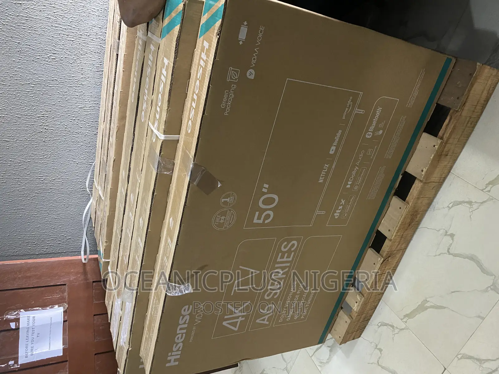 Hisense 50 Inches TV A6 Series-50a6k With Wall Bracket