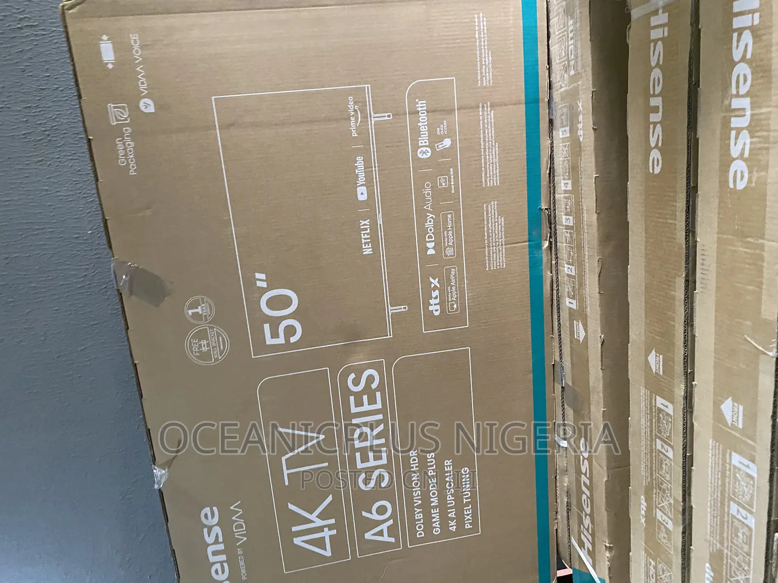 Hisense 50 Inches TV A6 Series(50A6K)- USB HDMI