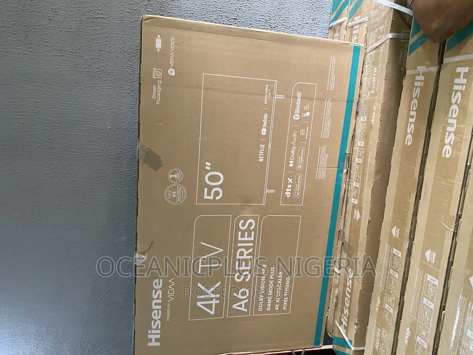 Durable Hisense 50" TV A6 Series(50A6K) With USB