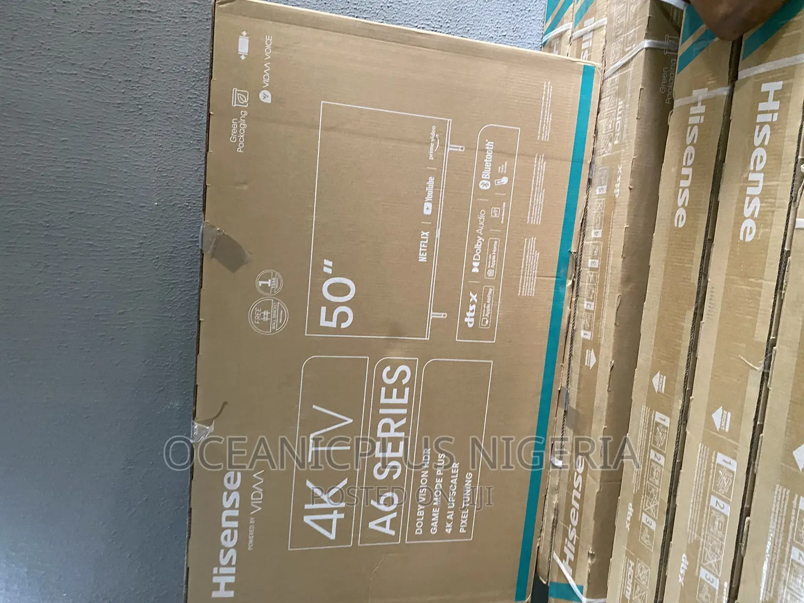 Durable Hisense 50" TV A6 Series(50A6K) With USB