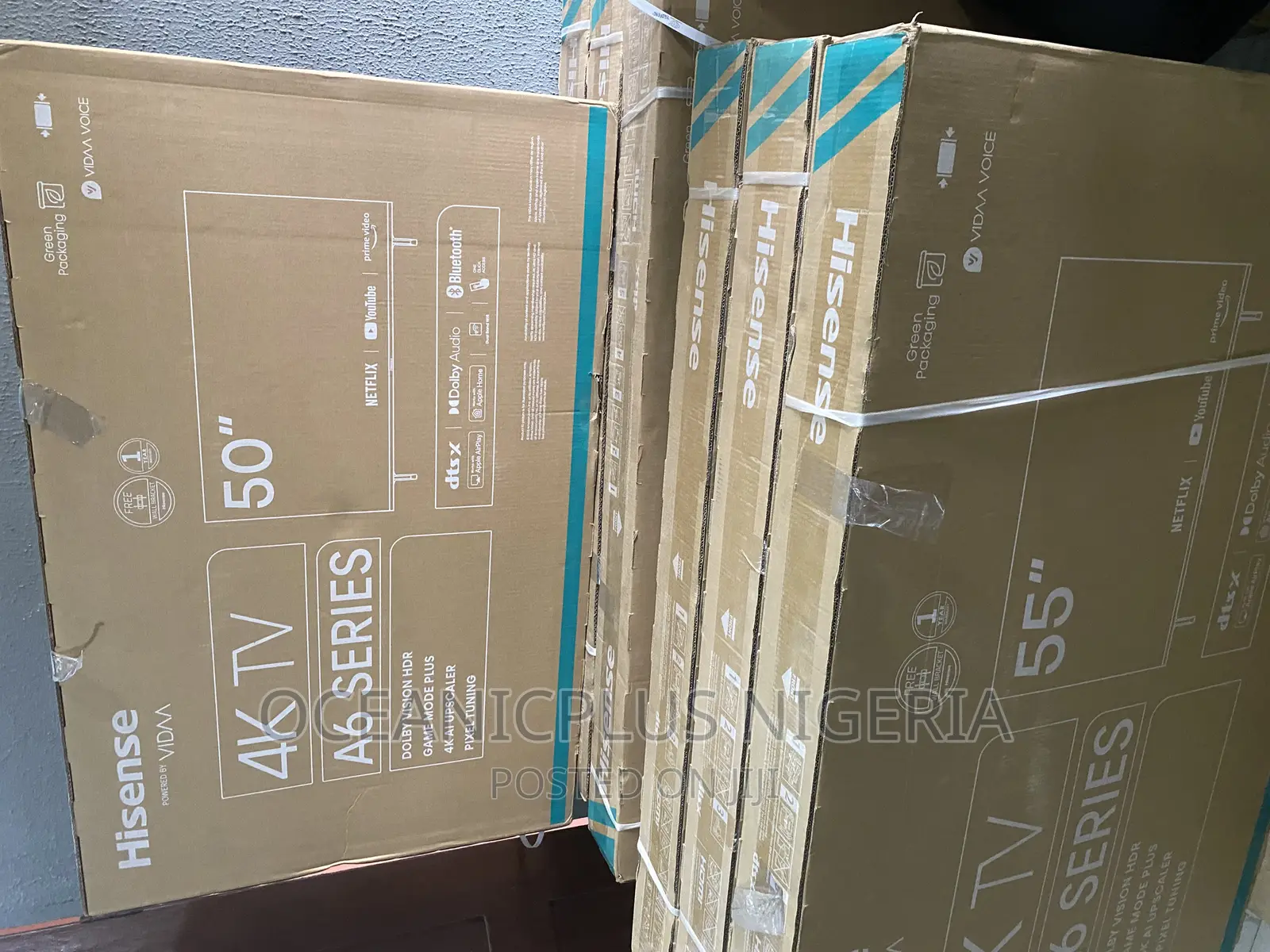 Durable Hisense 50" TV A6 Series-50a6k With Wall Bracket