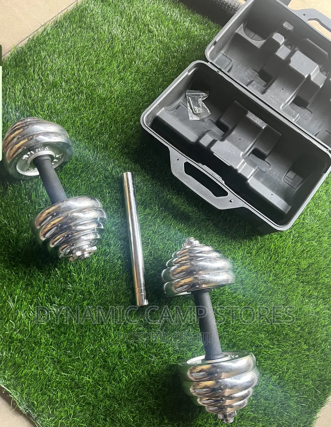 30kg Dumbell Adjustable With Extension Rod
