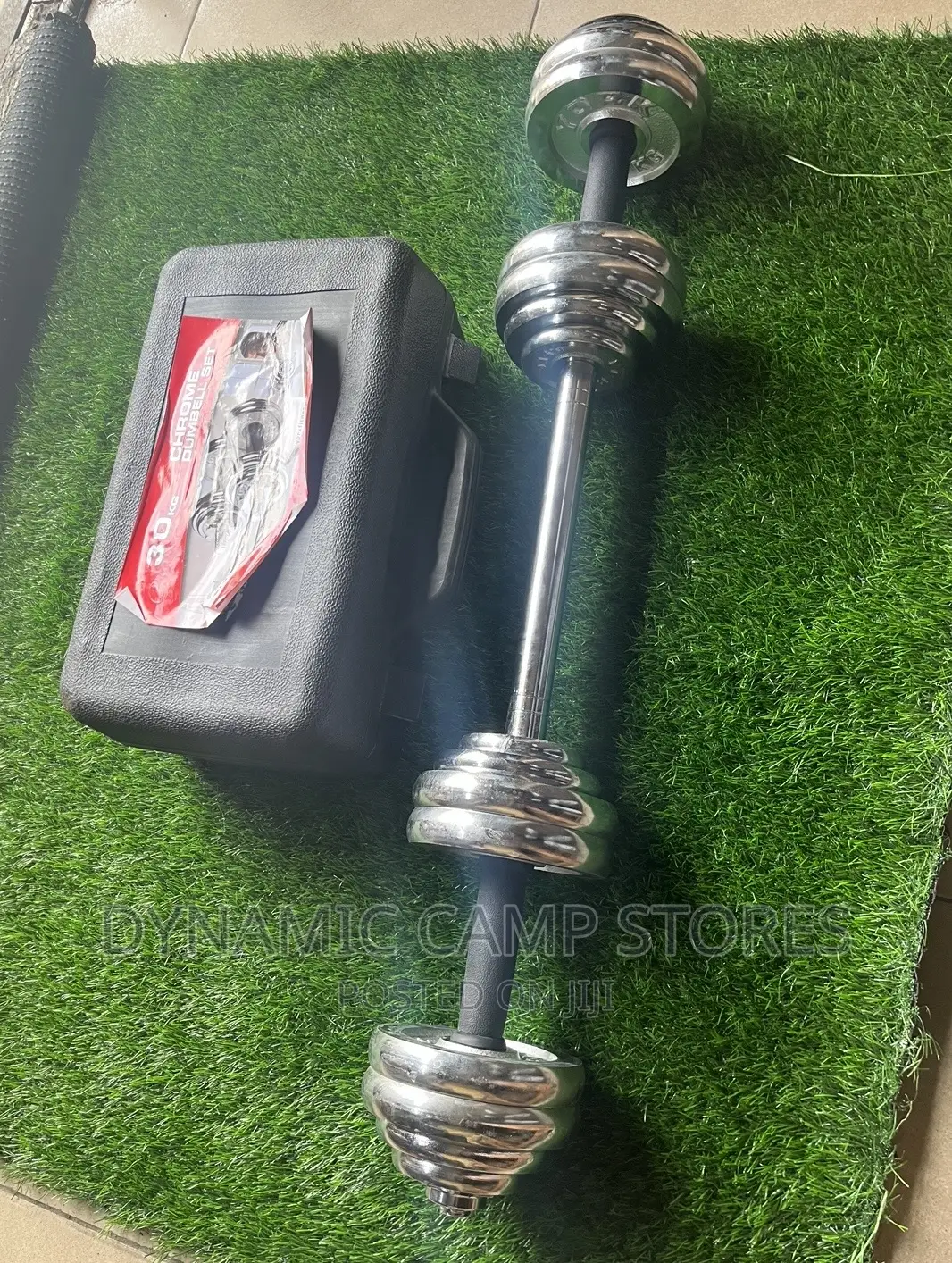 30kg Dumbell Adjustable With Extension Rod