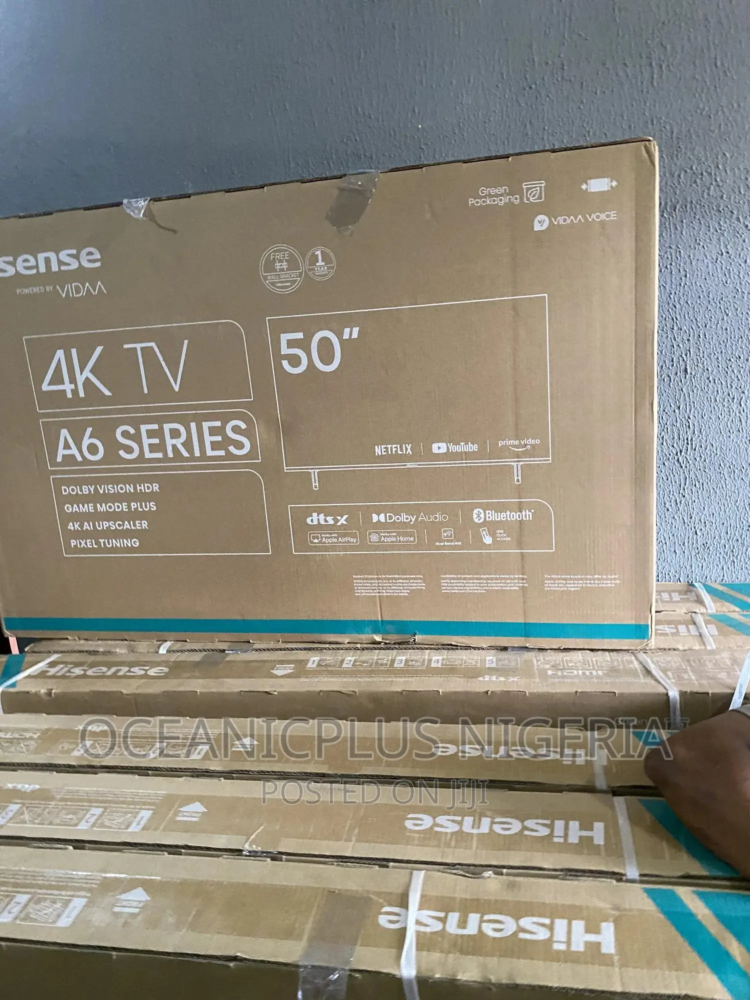 Hisense 50 Inches TV A6 Series-50a6k With USB HDMI