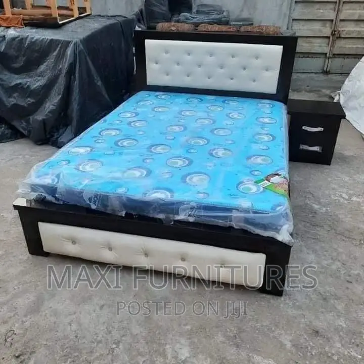 4 and Half by 6ft Bed Frame With Mattress