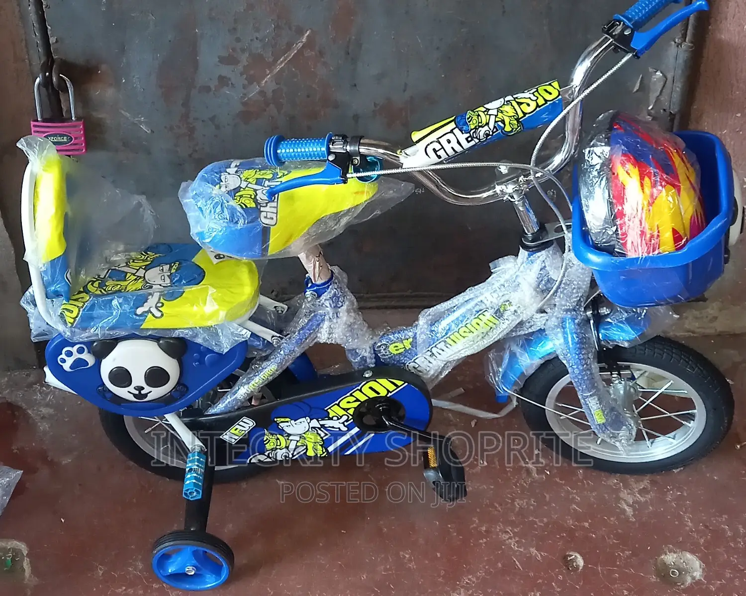 Unisex Children Size 12 Bicycle With Carriage (4-8 Year)