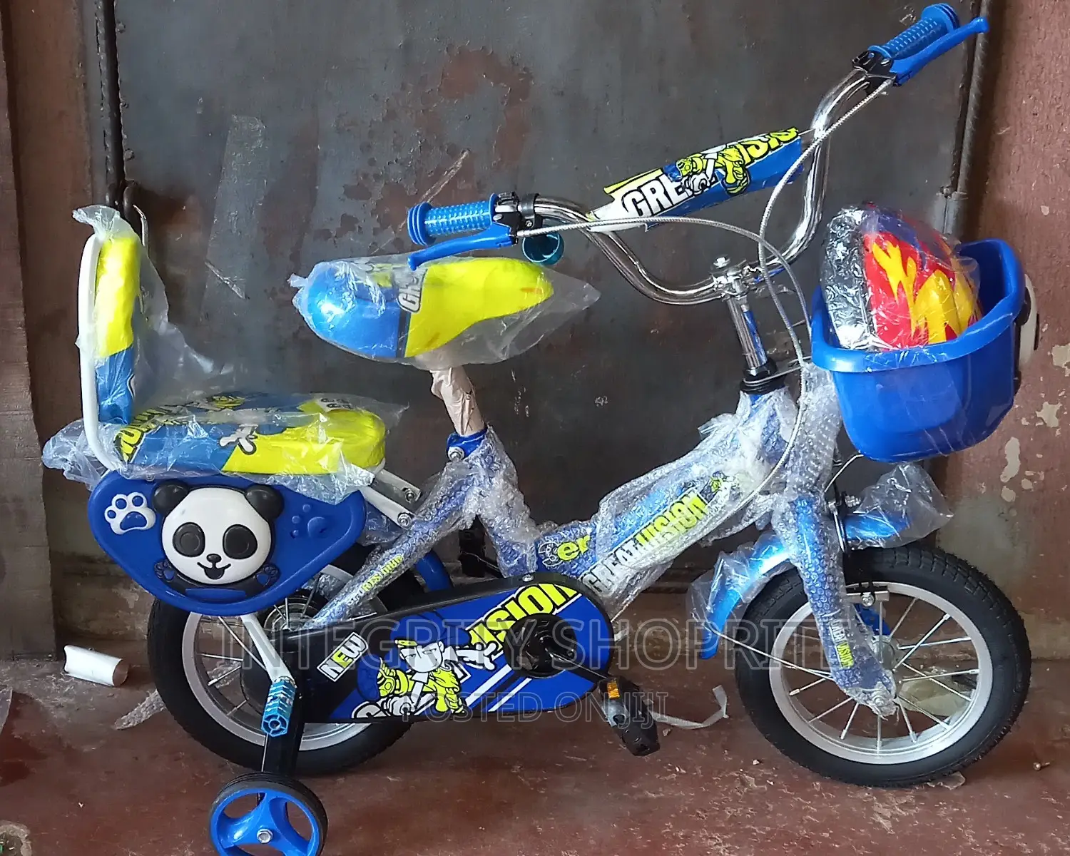 Unisex Children Size 12 Bicycle With Carriage (4-8 Year)