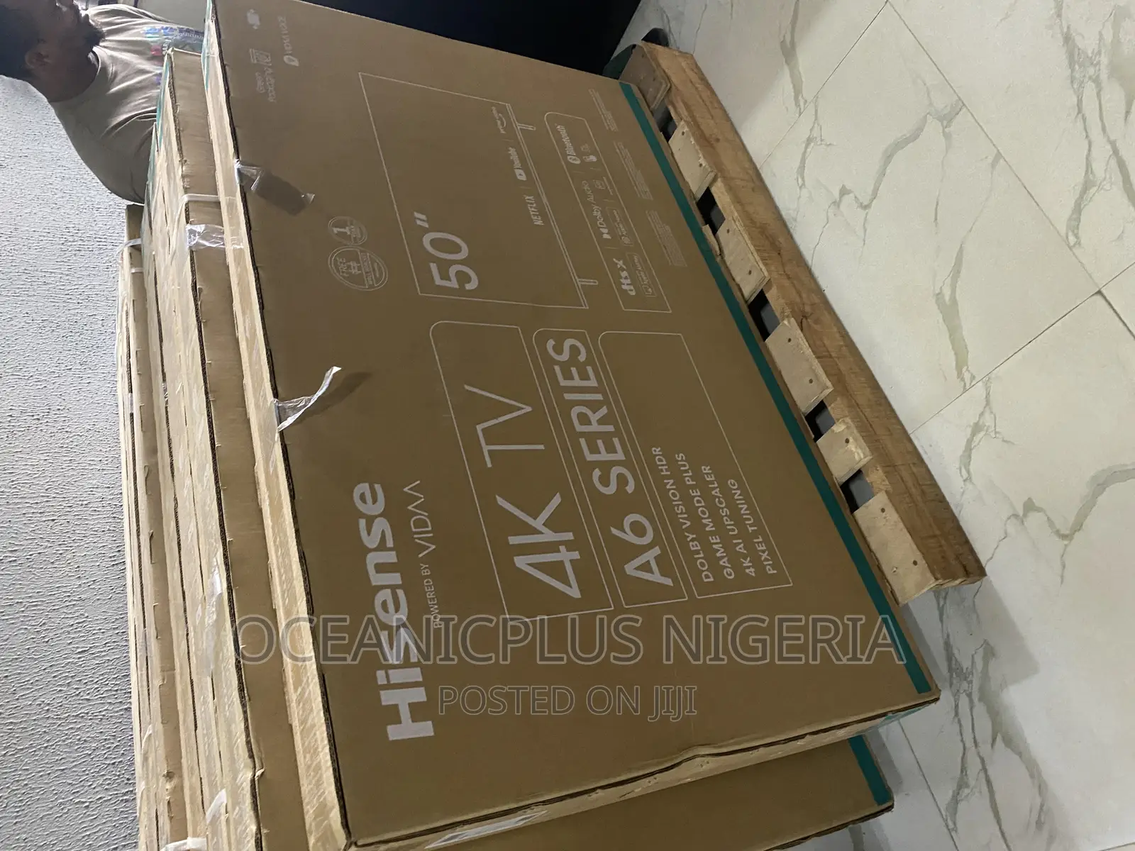 New Hisense 50 Inches TV A6 Series(50A6K) With USB HDMI