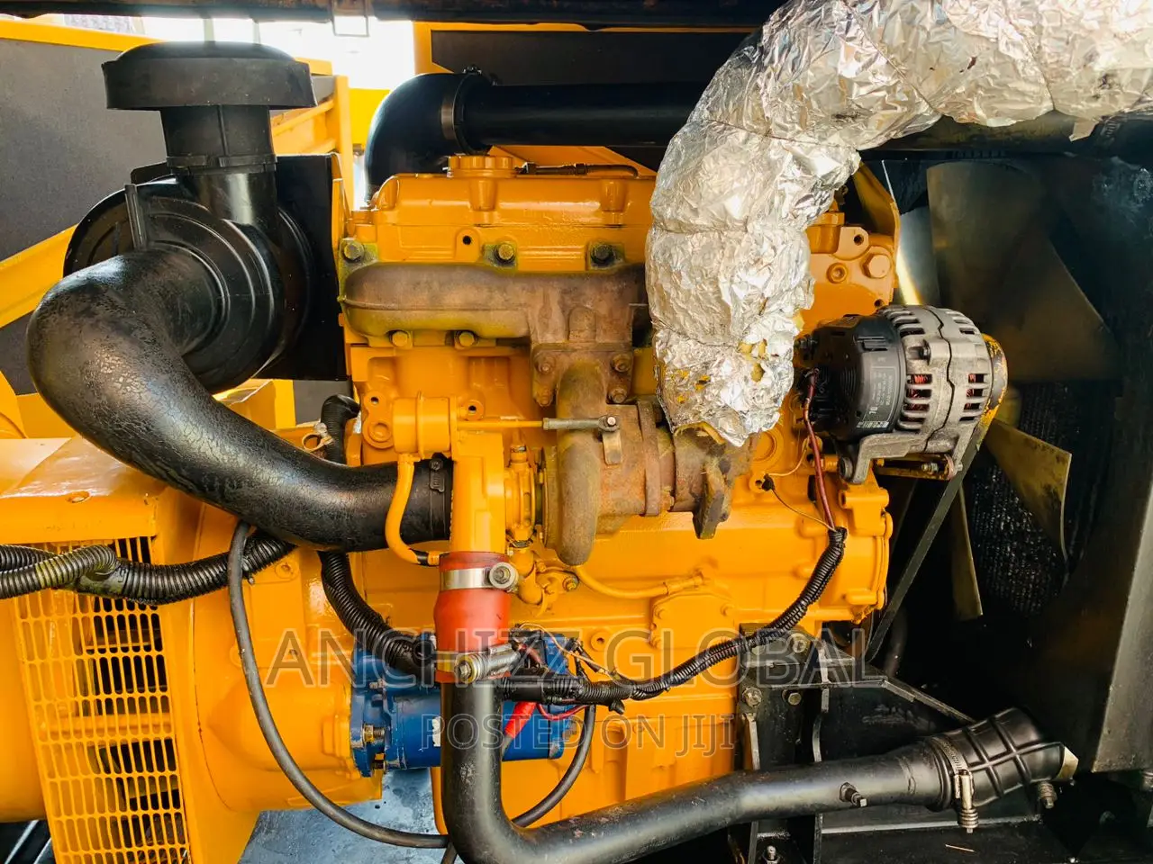 110kva Soundproof Mantrac CAT Diesel Generator