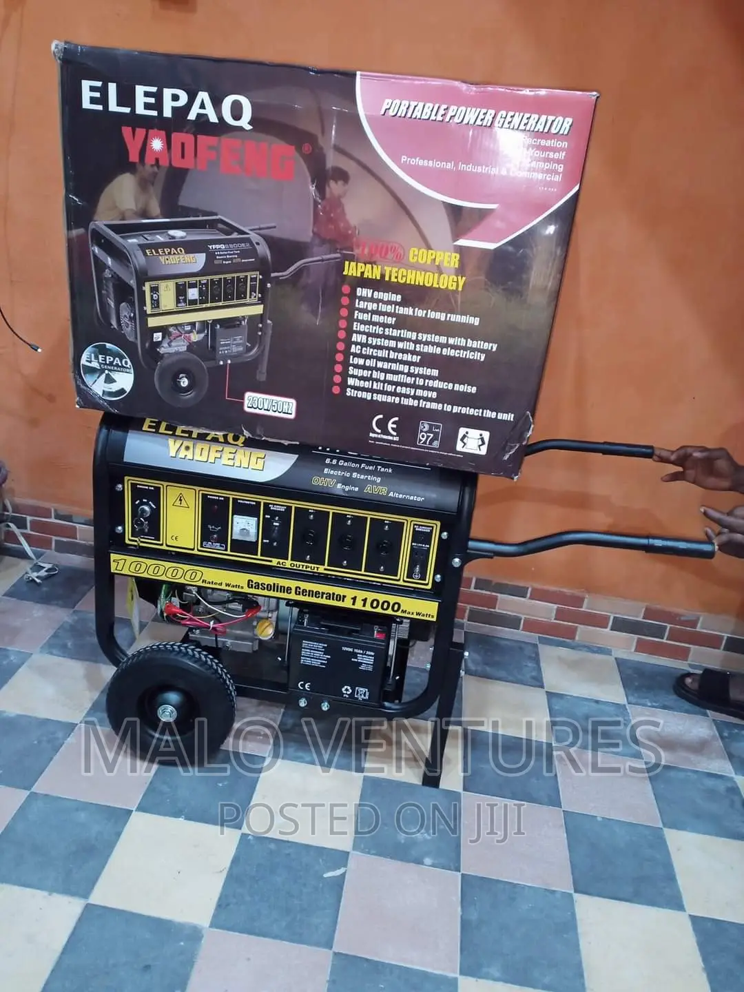 11kva Elepaq Yaofeng Generator 100% Copper Coil