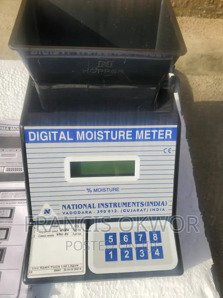 Moisture Meter for Cassia Seed and Soyabeans