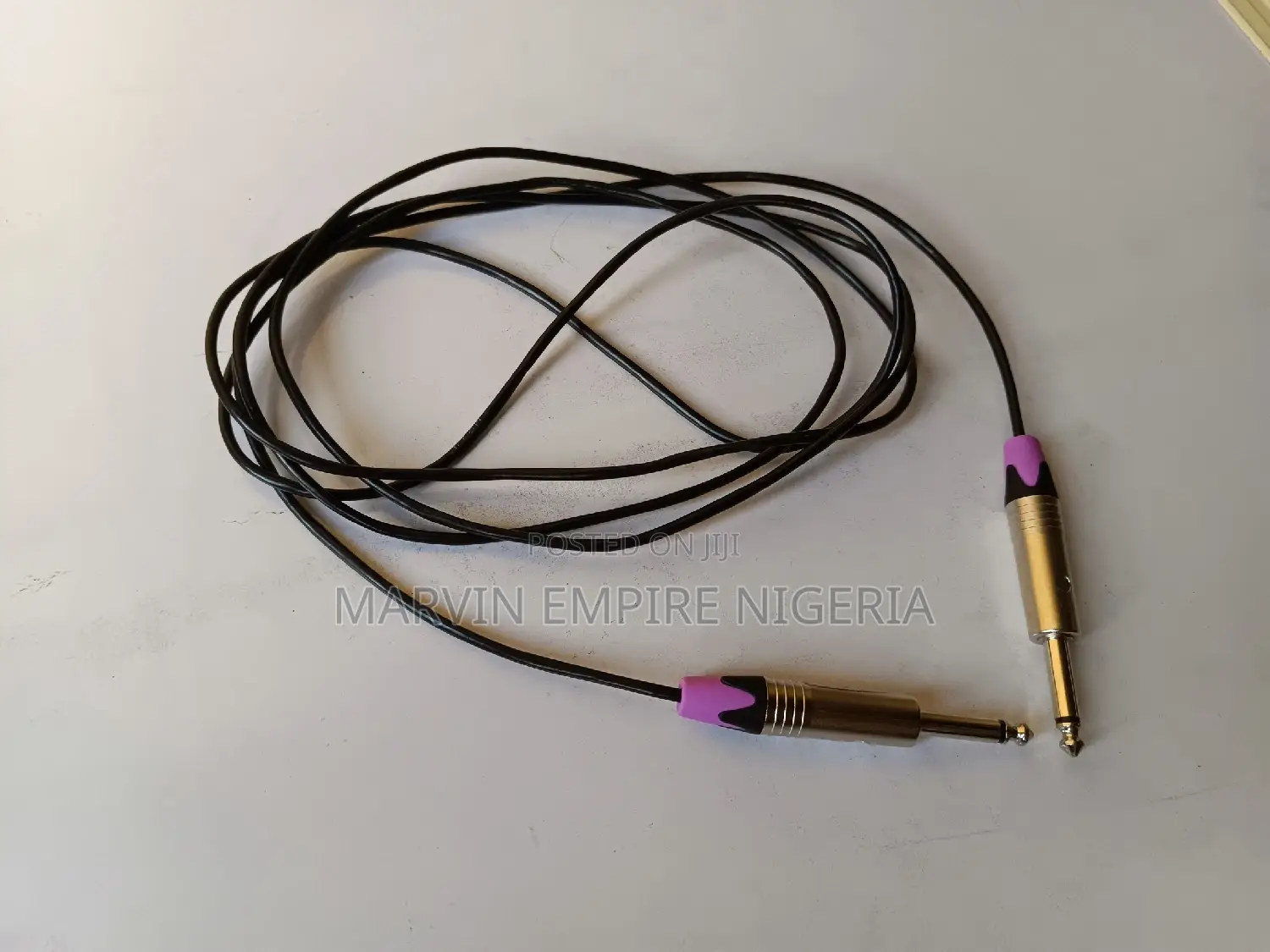Jack to Jack Cable for Guitar, Keyboard, Speakers 3yards