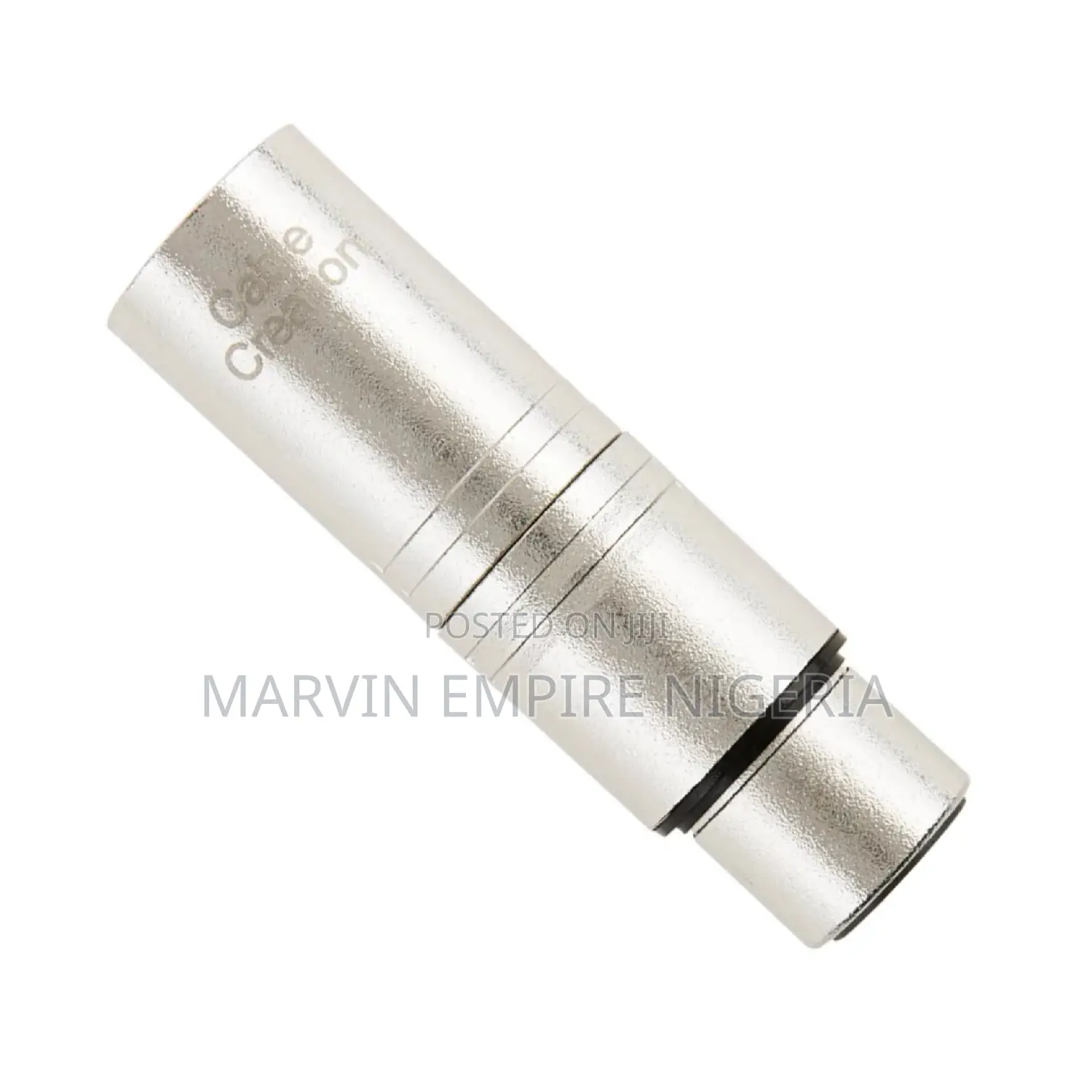 XLR 3 Pin Female to XLR 3 Pin Male Adapter, Silver