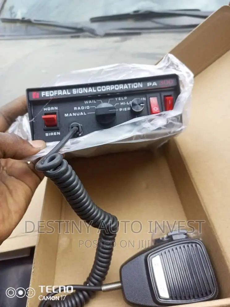 Original Siren and Amplifier