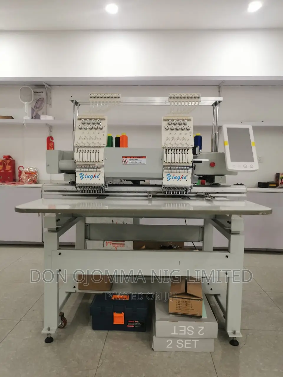 Yinghe 2 Heads Embroidery Machine Yh-902
