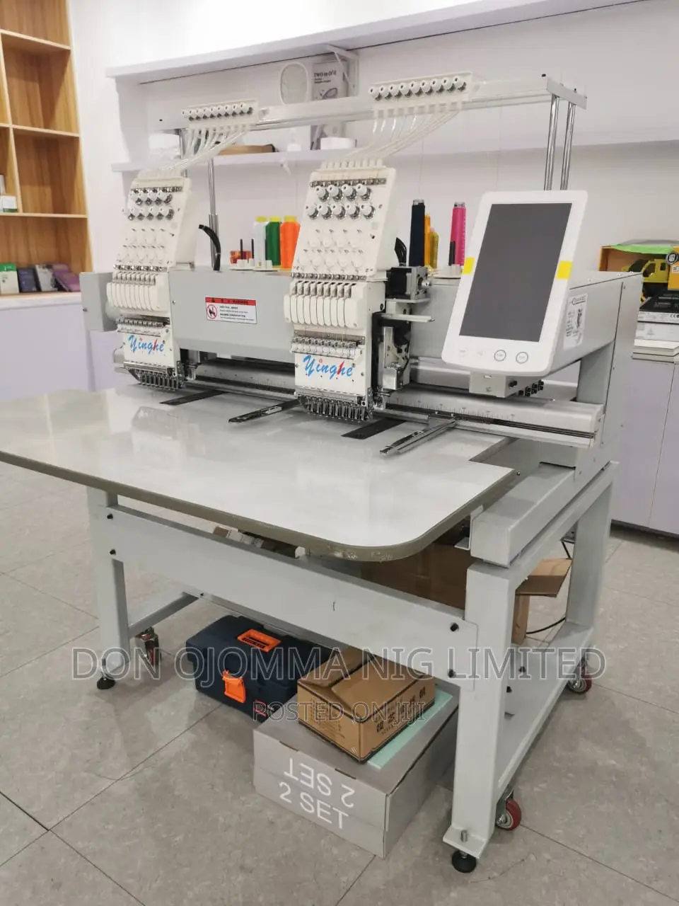 Yinghe 2 Heads Embroidery Machine Yh-902