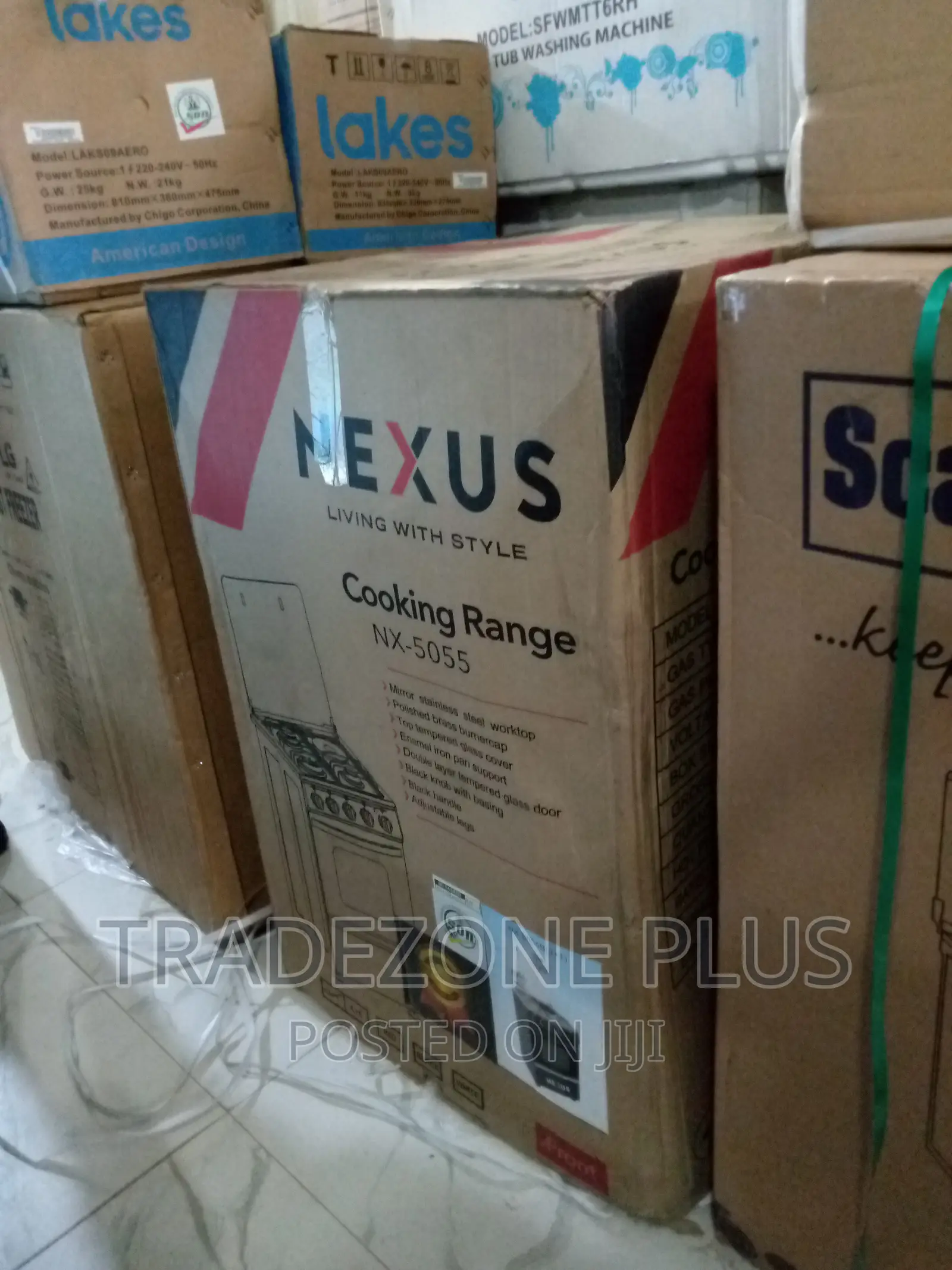 Quality Nx-5055 Nexus 3+1 Electric Gas Cooker