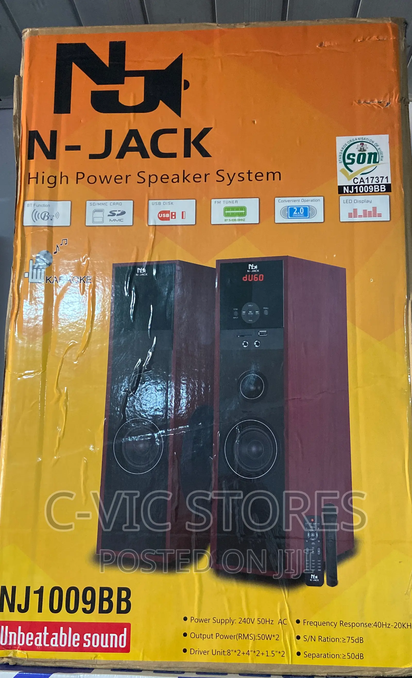 N Jack High Power Speaker System