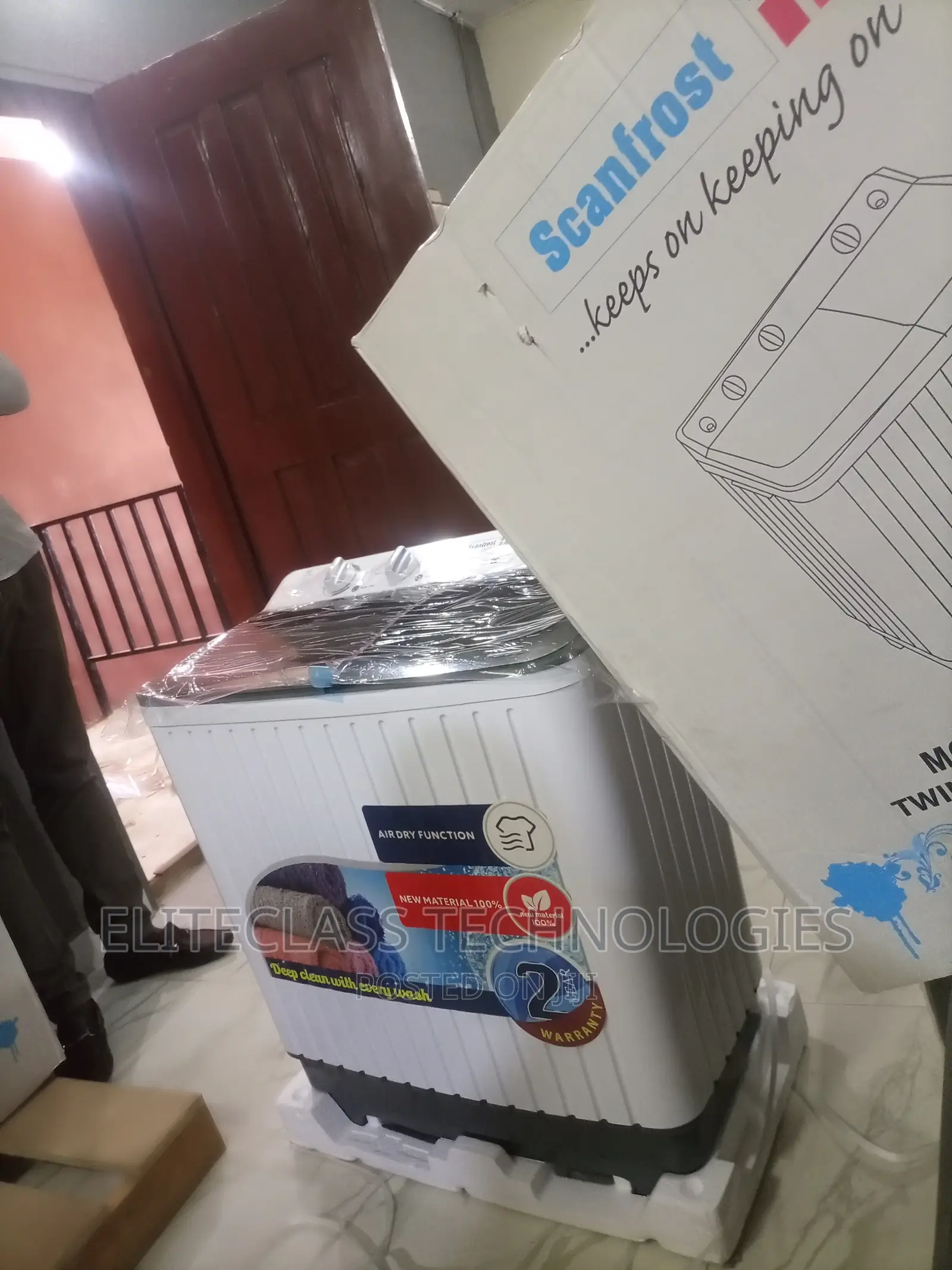 Home Fit and Durable Twin Tub Scanfrost 6kg Washing Machine