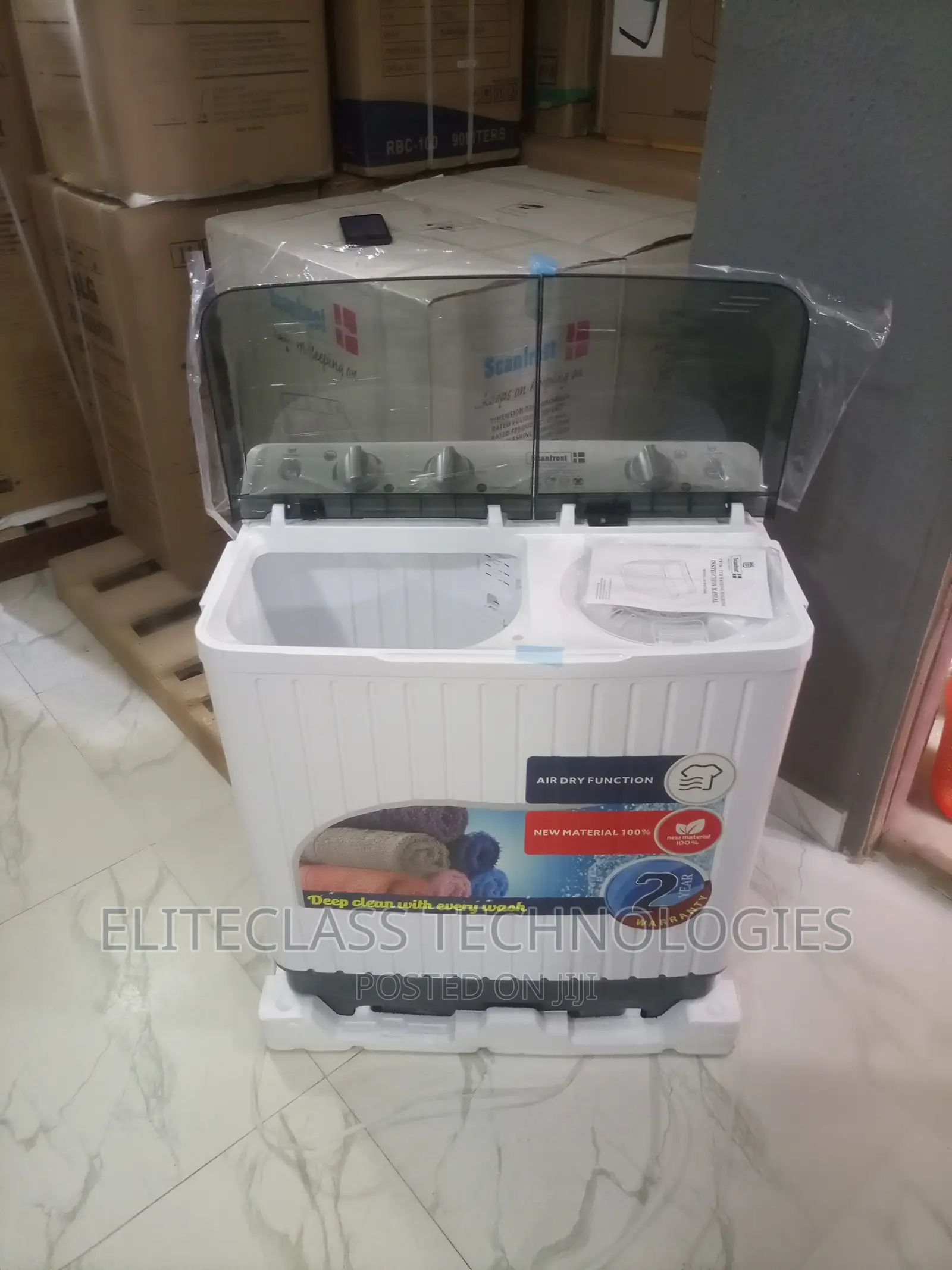 Durable Twin Tub Scanfrost 6kg Washing Machine(SFWMTT6RH)