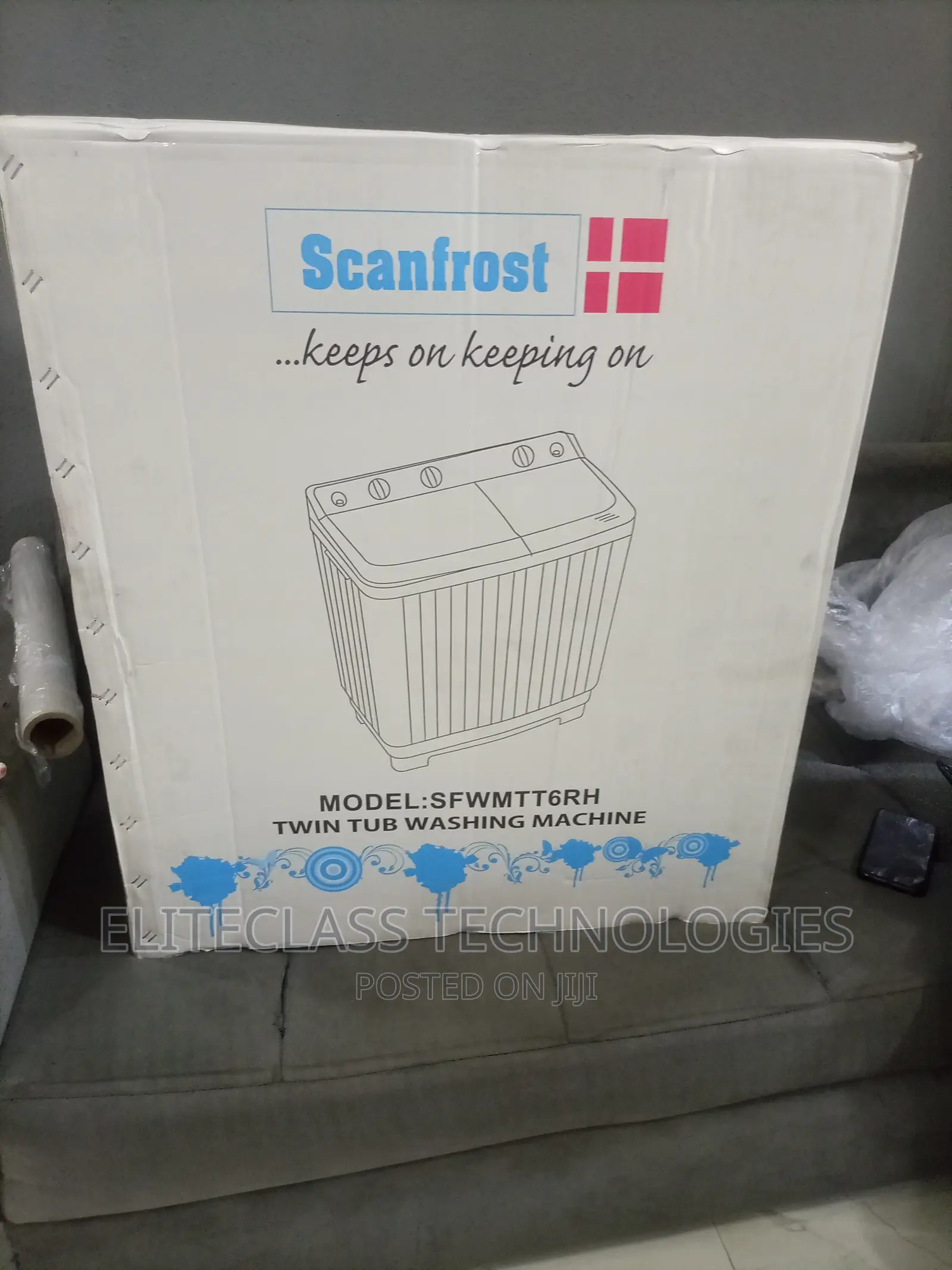 Standard Twin Tub Scanfrost 6kg-Washing Machine(SFWMTT6RH)