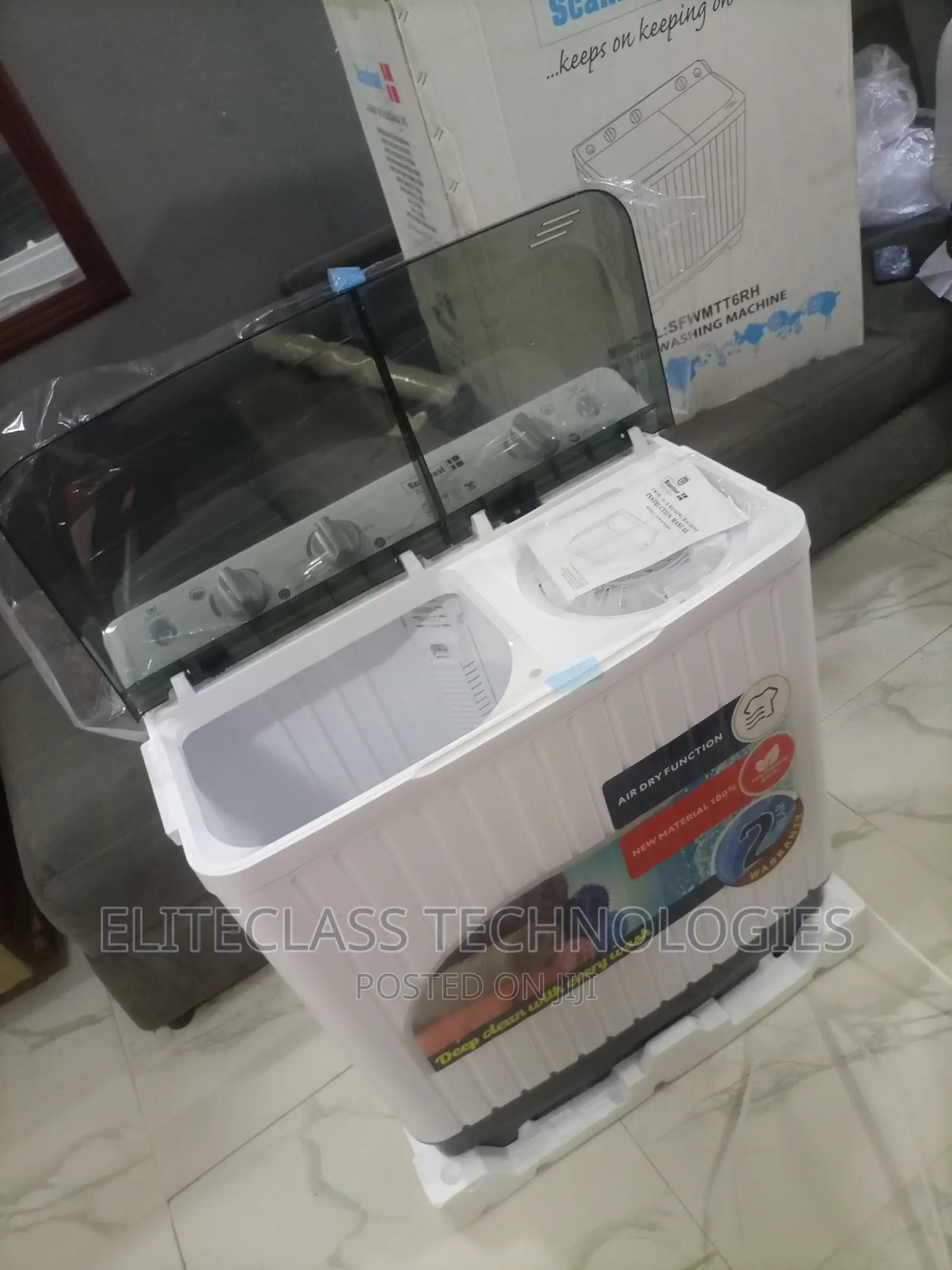 Standard Twin Tub Scanfrost 6kg Washing Machine(SFWMTT6RH)