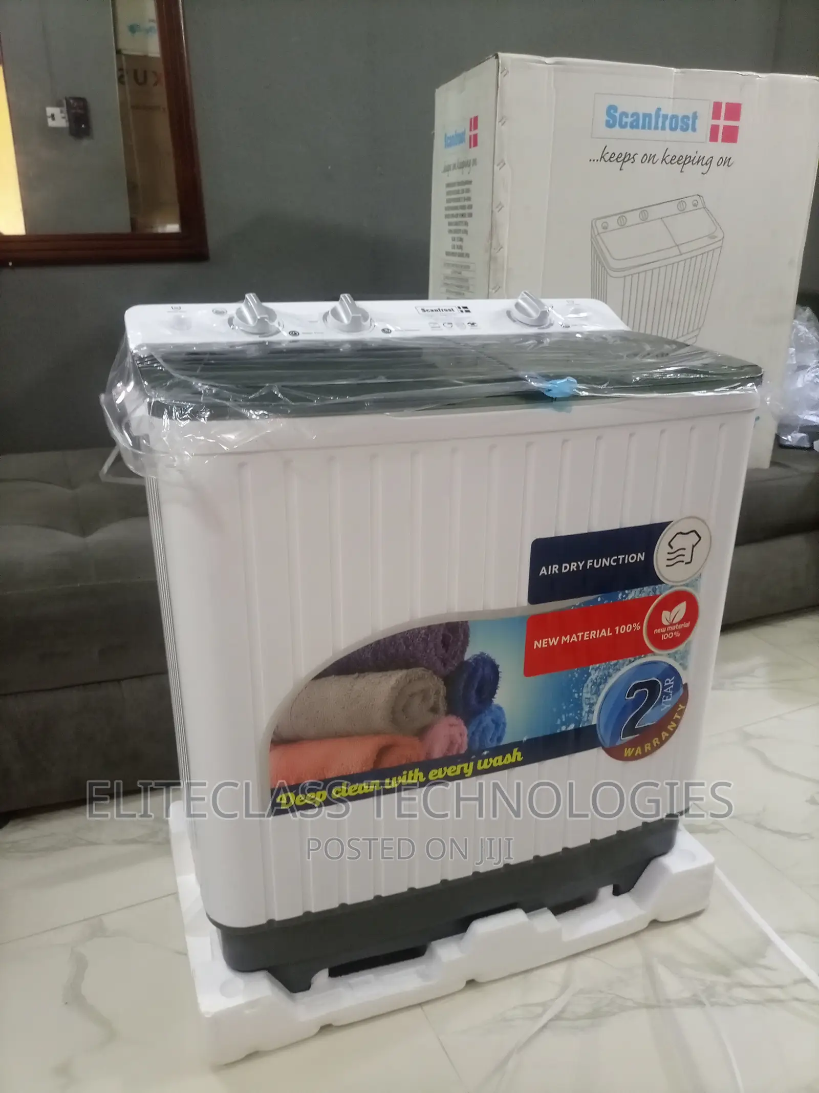 New Best Twin Tub Scanfrost 6kg Washing Machine(SFWMTT6RH)