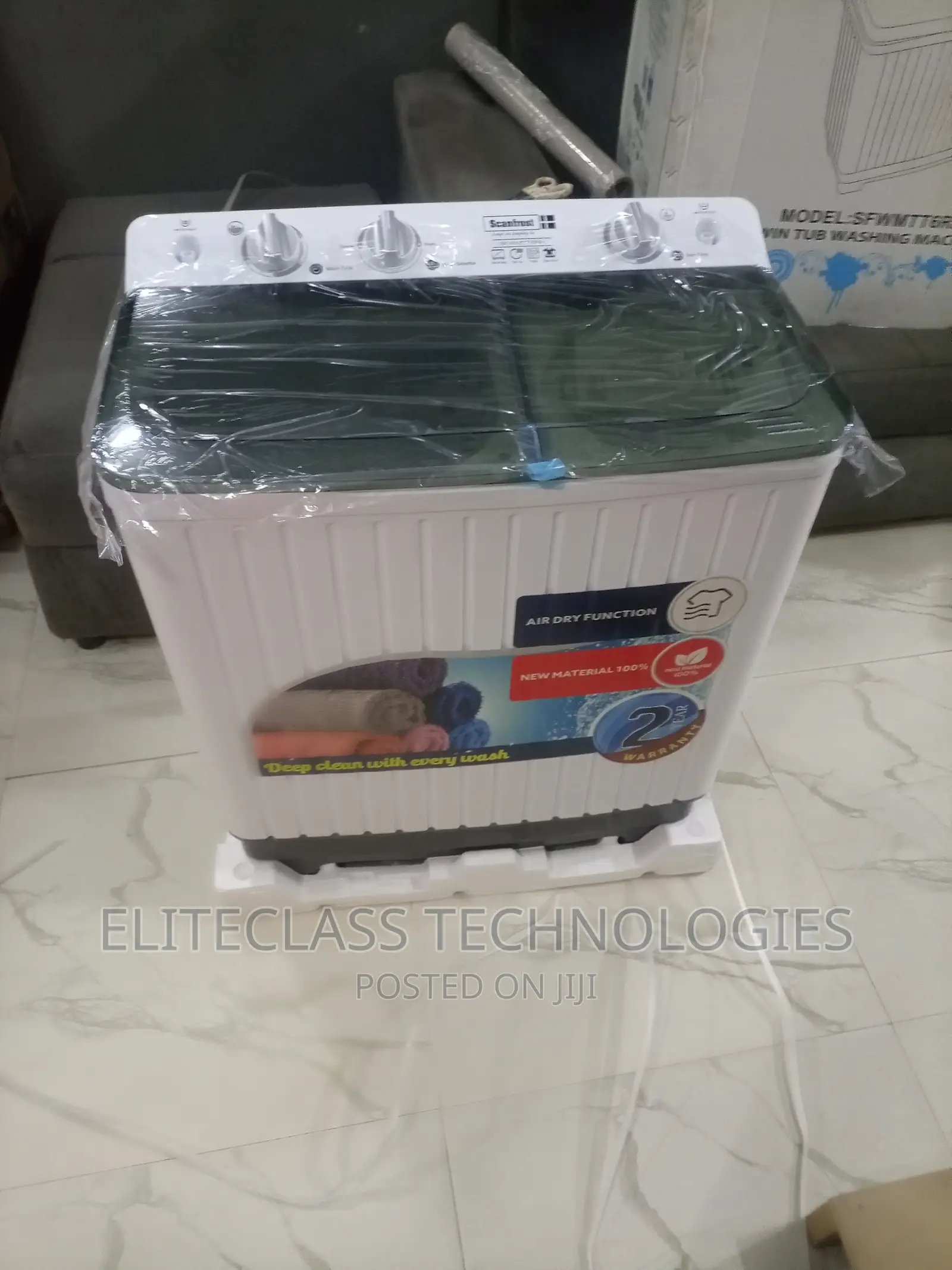 New Scanfrost Twin Tub 6kg Washing Machine-Sfwmtt6rh