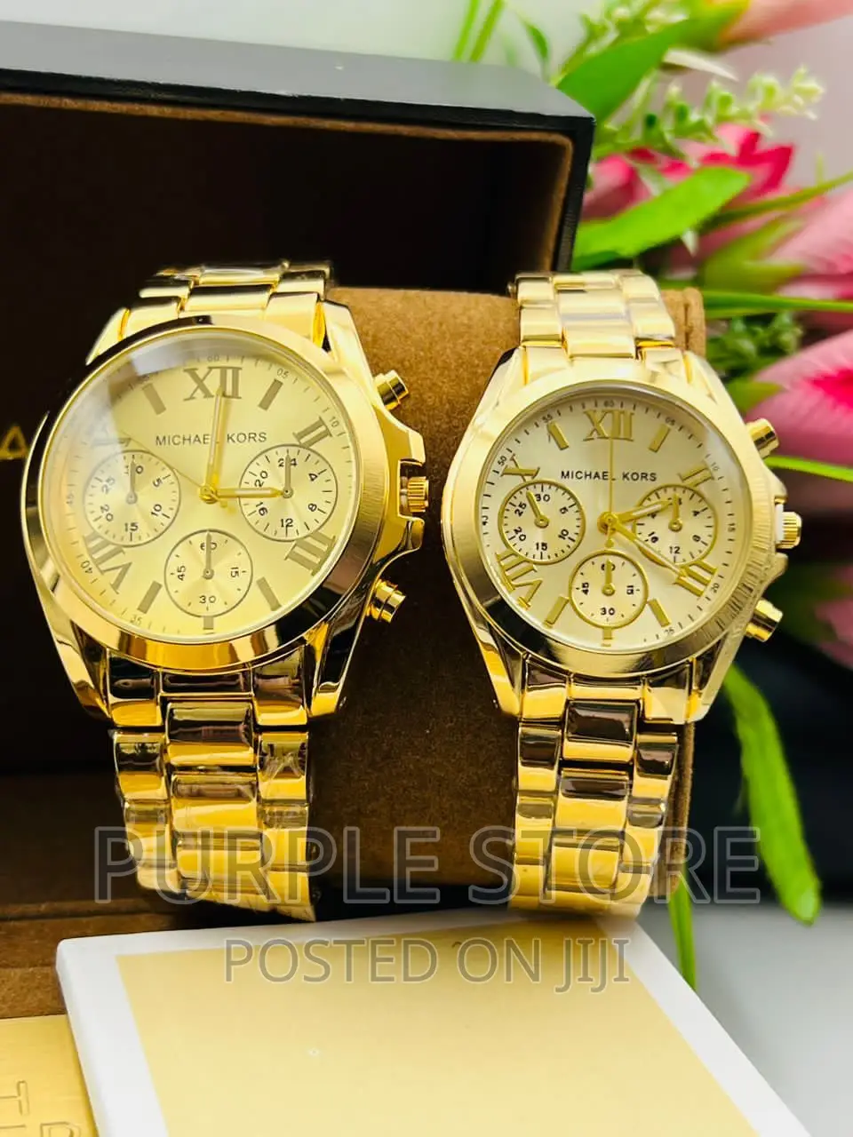 Michael Kors Couples Gold Wristwatch