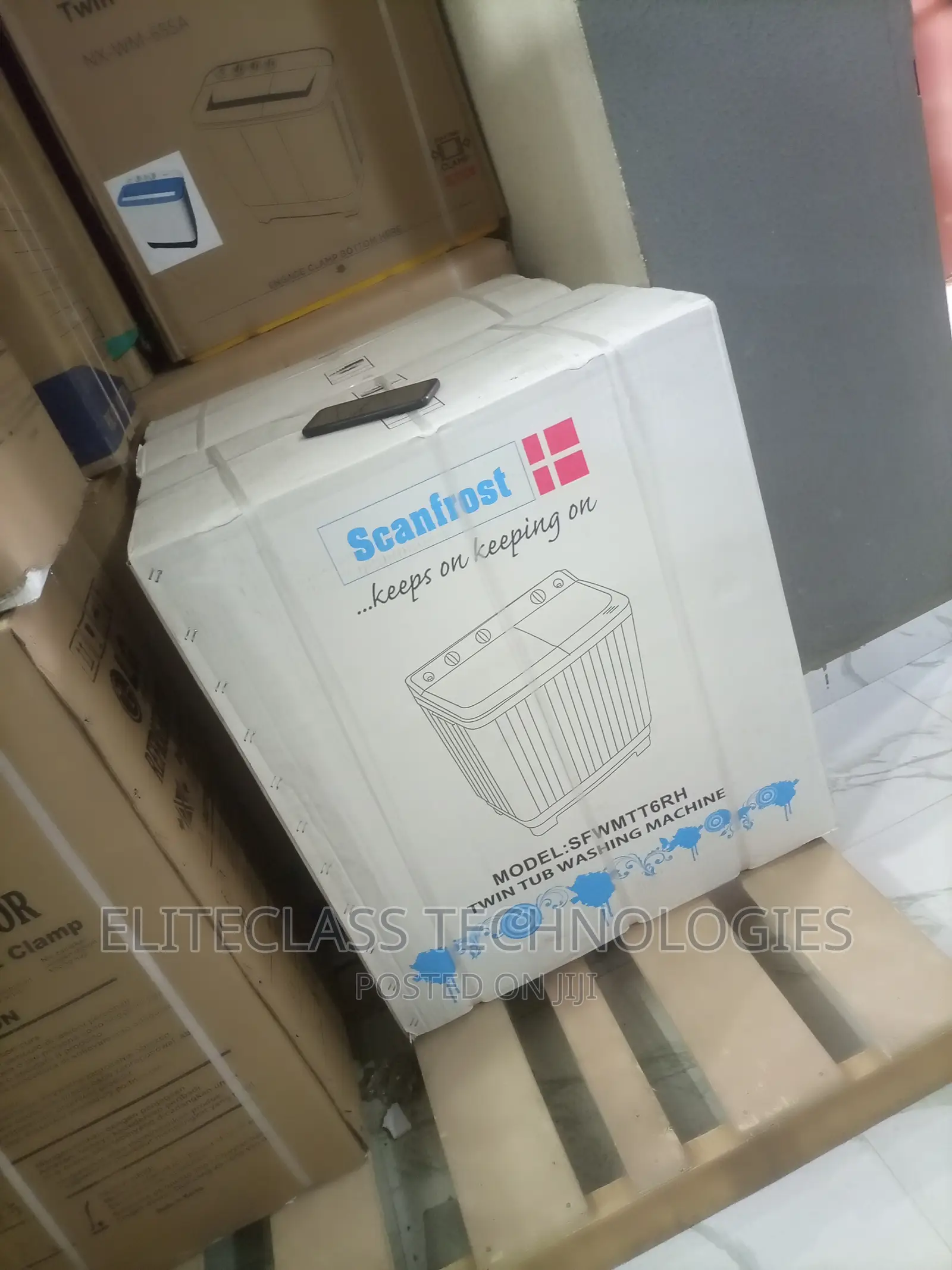 Easy to Use Scanfrost 6kg Washing Machinetwin Tub -SFWMTT6RH