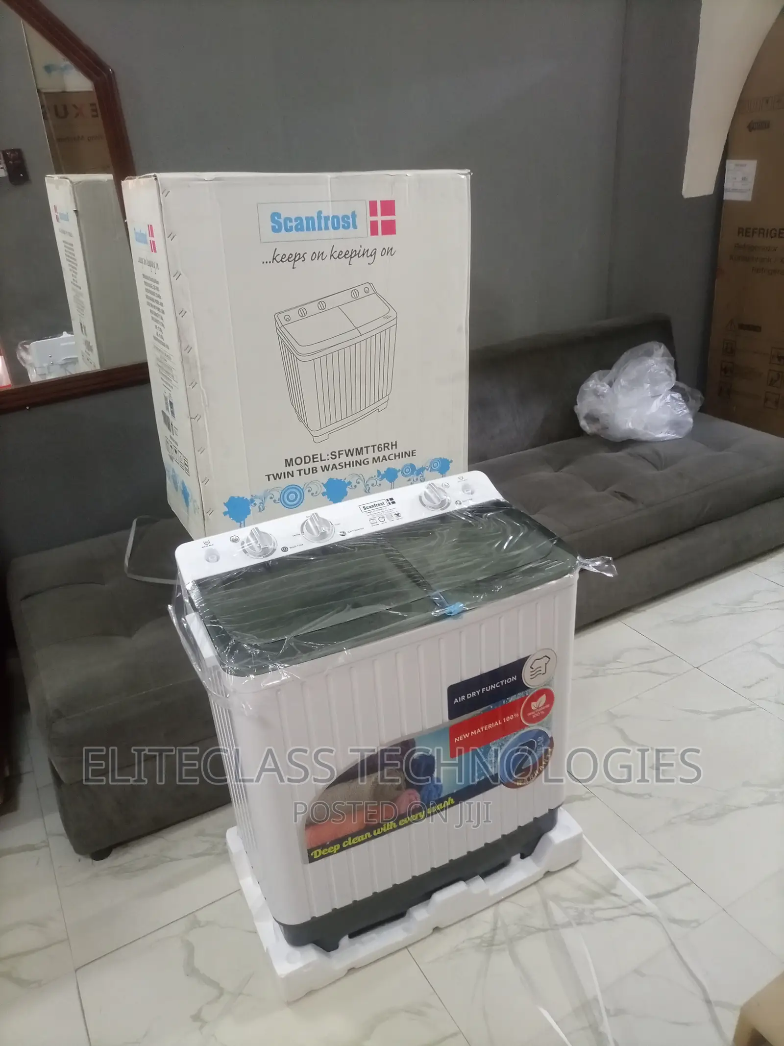 Easy to Use Washing Machine Scanfrost Twin Tub 6kg-Sfwmtt6rh