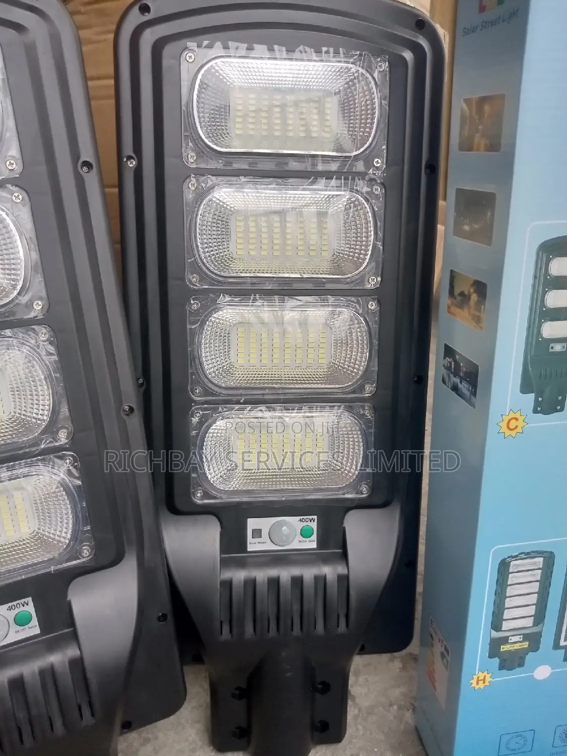 400W High Brightness Solar Street Lights