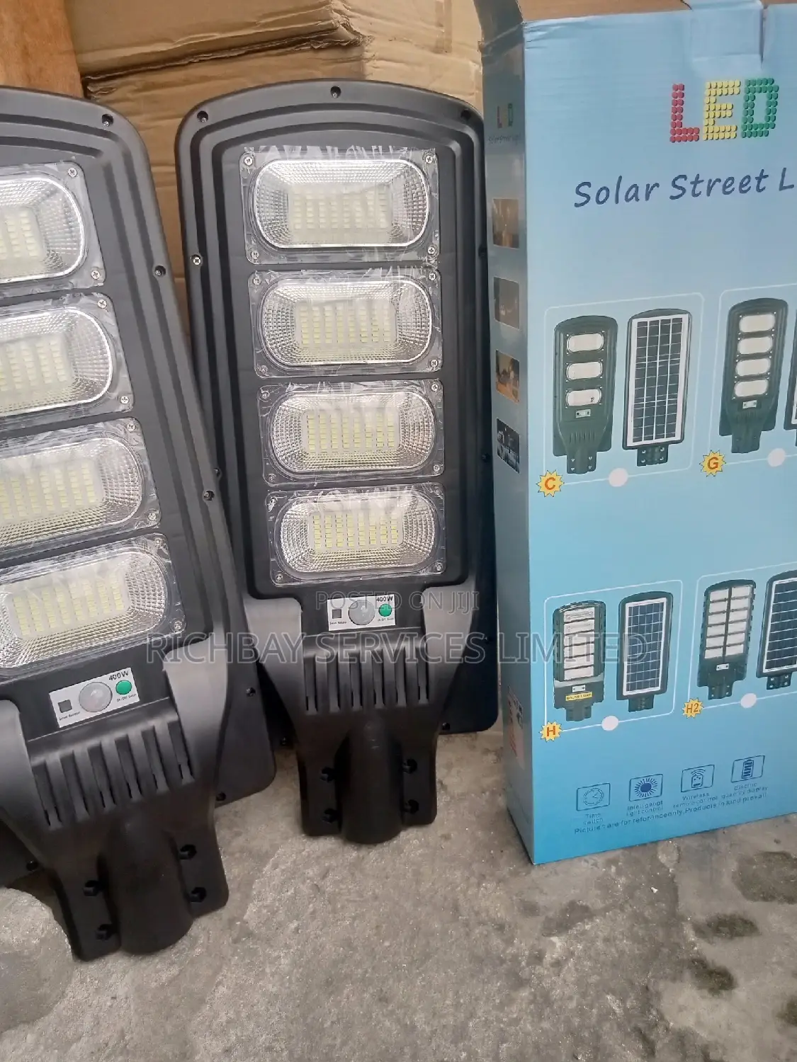 400W High Brightness Solar Street Lights