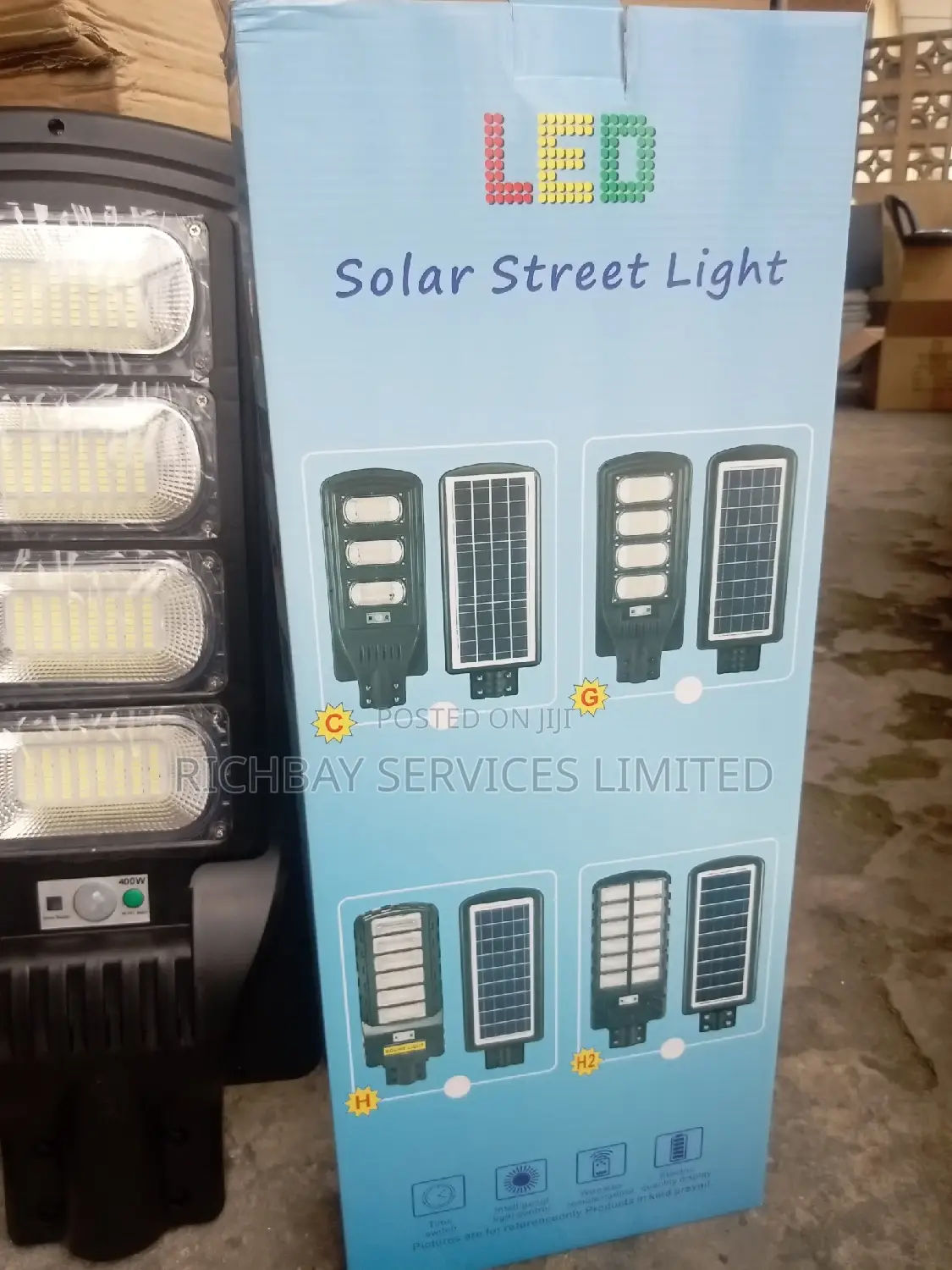 400W High Brightness Solar Street Lights
