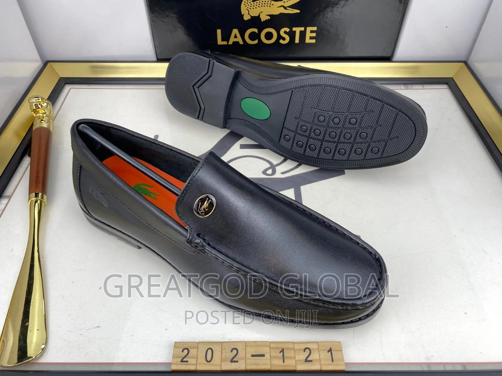 Luxury Lacoste Quality Shoes Black