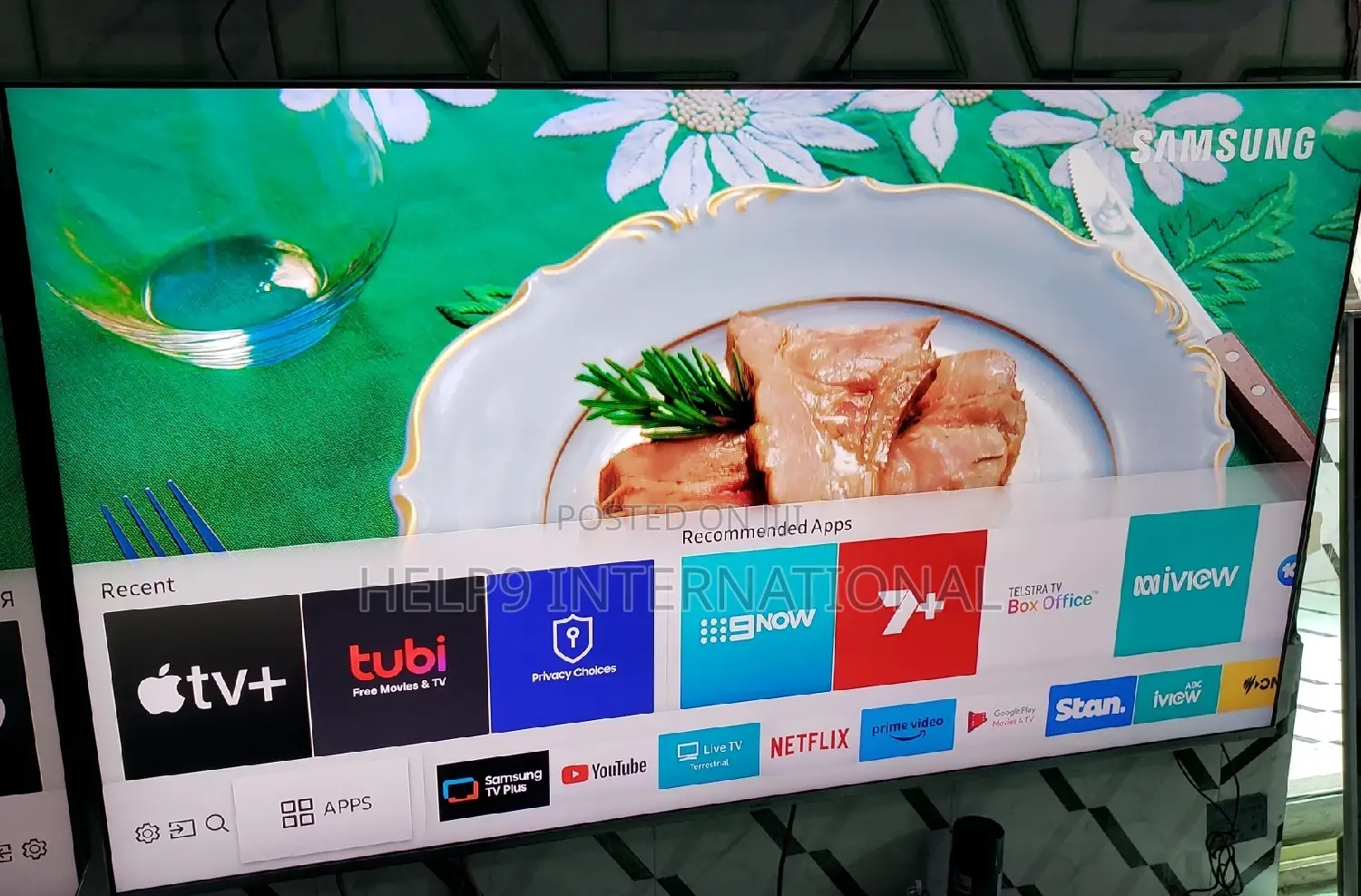 FRAMELESS 65” Samsung Premium UHD Smart TV