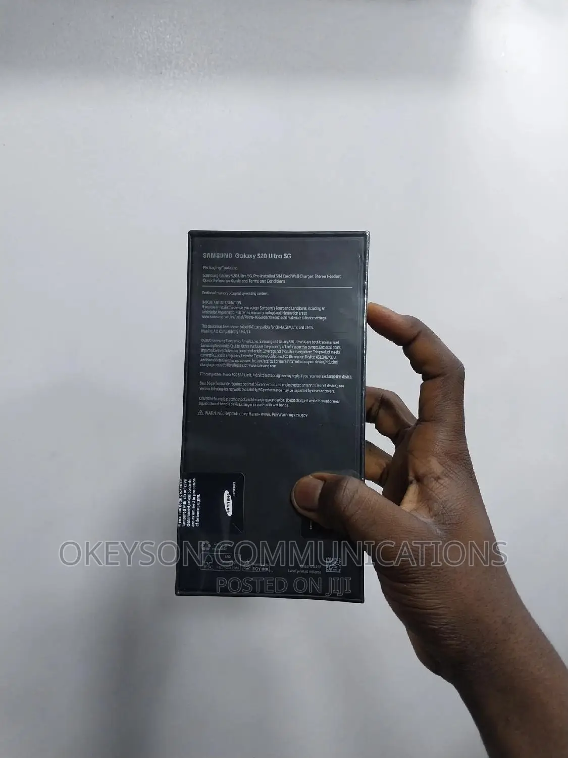 New Samsung Galaxy S20 Ultra 5G 256 GB Black