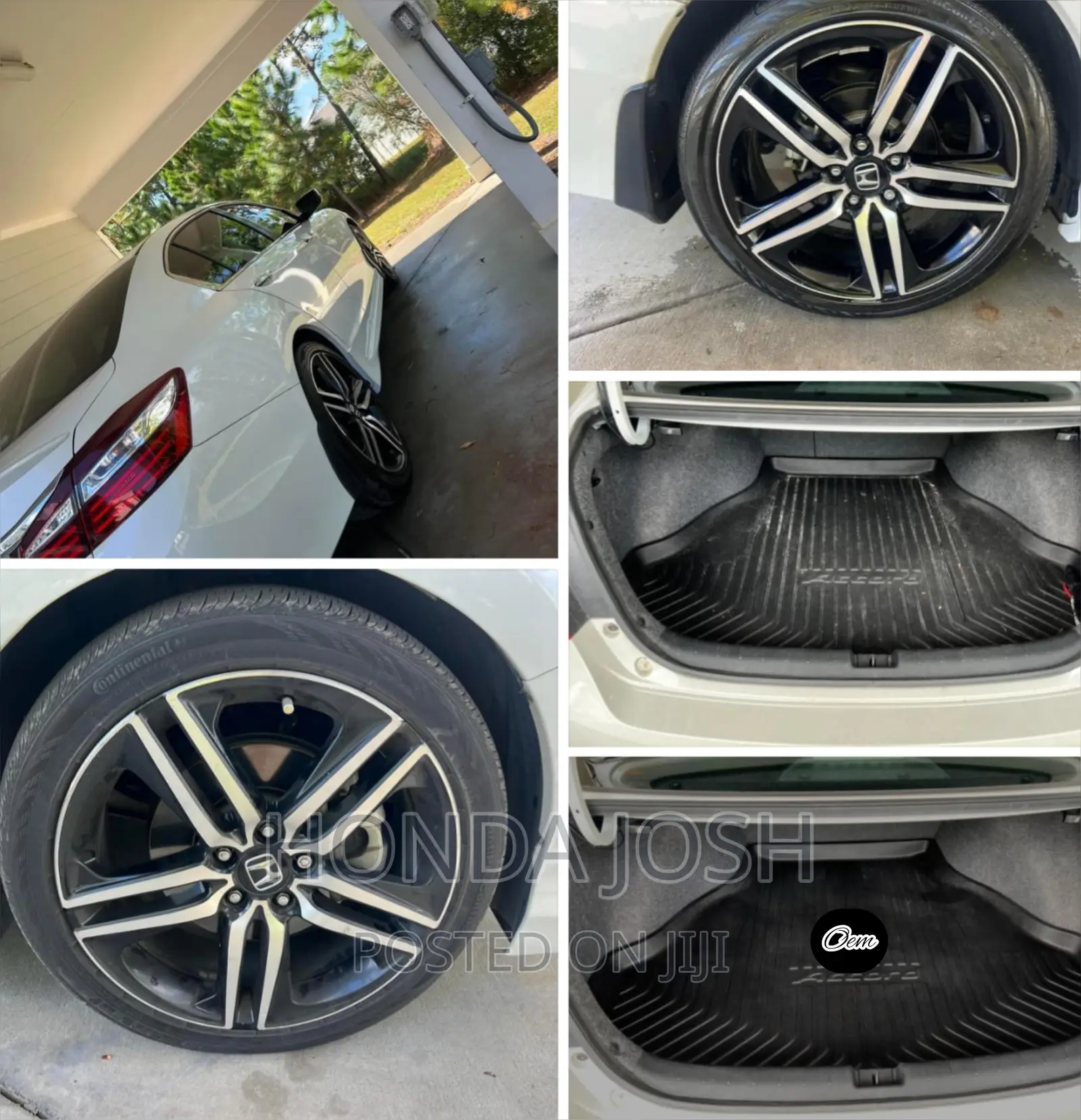 Boot/Trunk Mat 2013 -2016 Model Honda Accord (Water Proof)