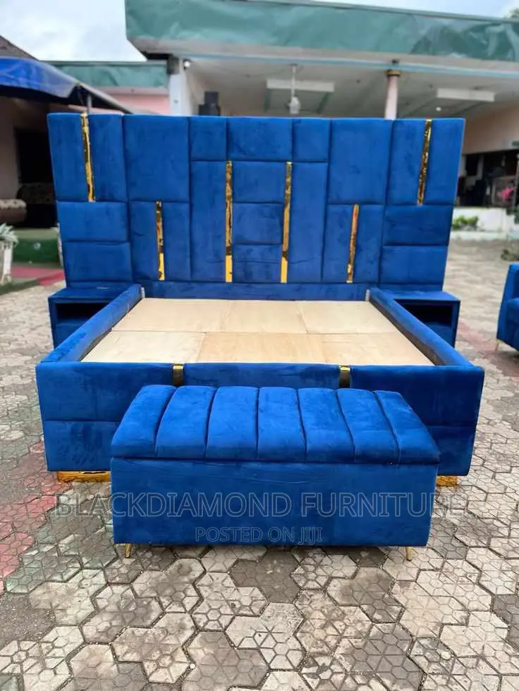 Padded Bedframe by Blackdiamondfurniture Interior