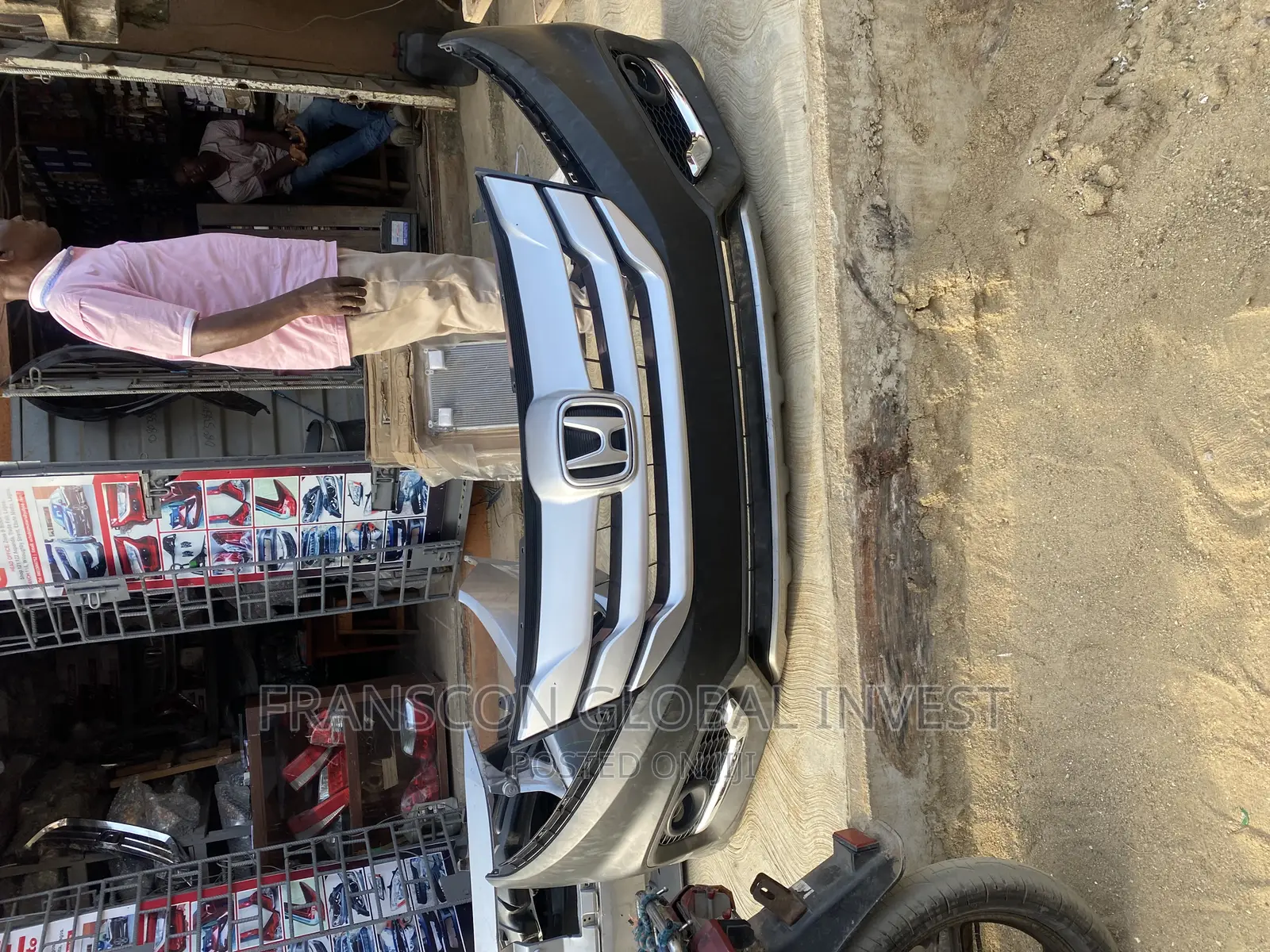 Complete Front Bumper 2014 Honda Crosstour