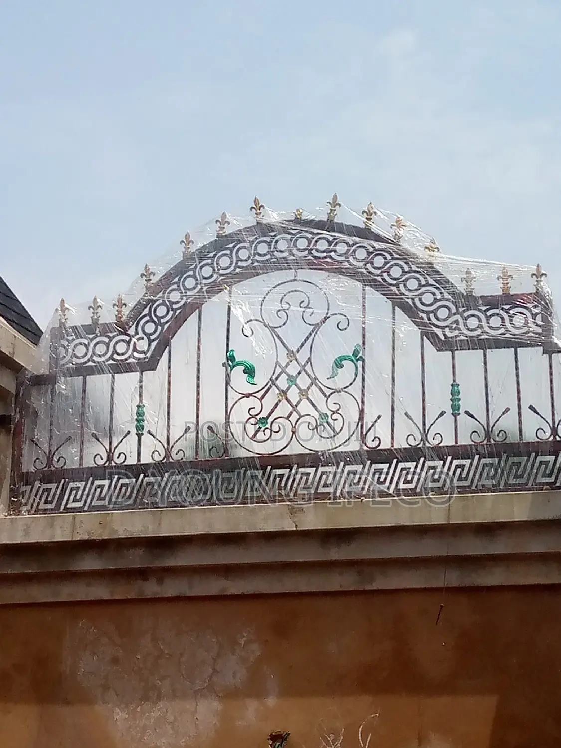 Wrought Iron Fence Rail