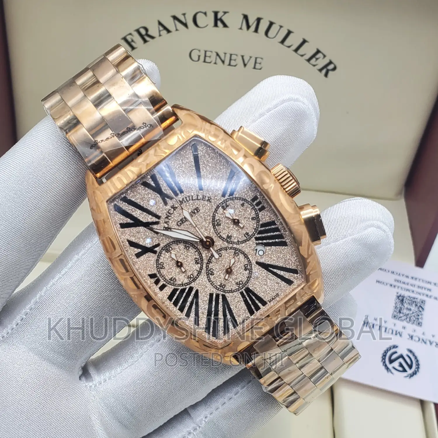 High-Quality Franck Mullar Chronograph Wristwatch