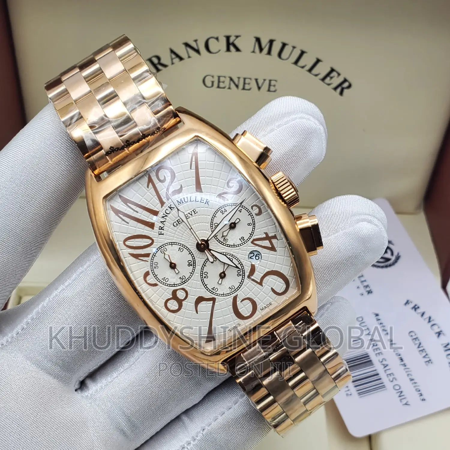 High-Quality Franck Mullar Chronograph Wristwatch