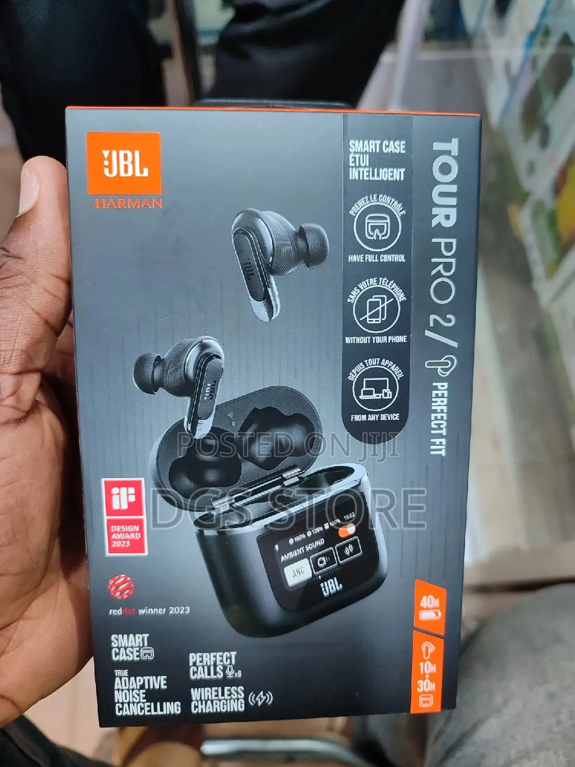 JBL Tour Pro 2 Bluetooth Earbuds