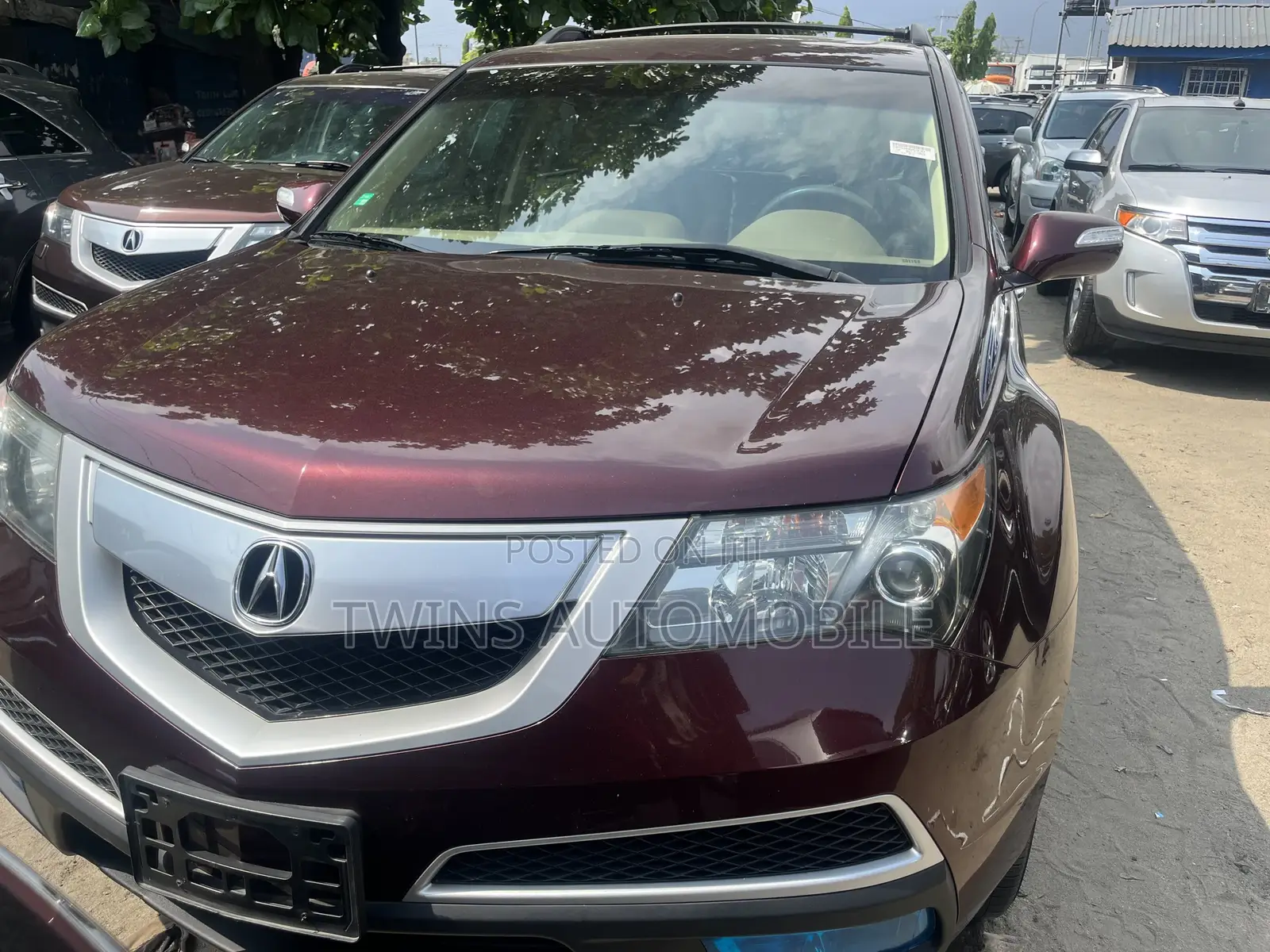 Acura MDX SUV 4dr AWD (3.7L 6cyl 6A) 2012 Red