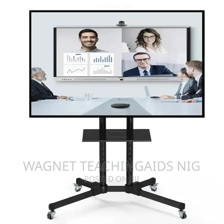 86inches Interactive Touch Screen on Movable Stand
