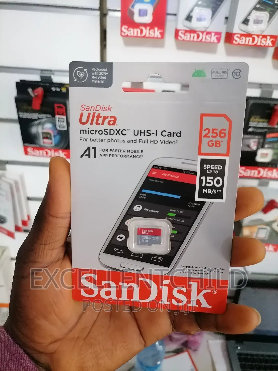 Sandisk 256gb Ultra Micro SDXC-Uhs-I Card