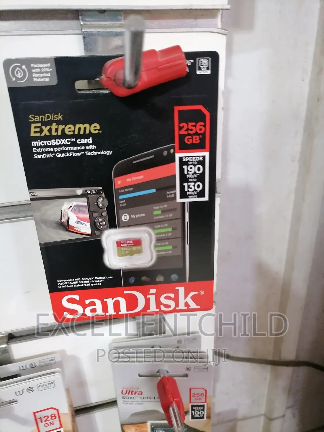 Sandisk Extreme 256gb Micro SDXC Card 190/130 MB/S
