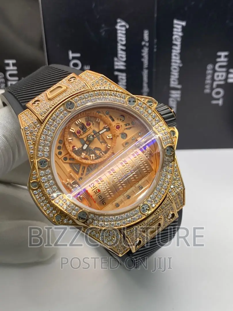 Original HUBLOT Rubber Strap Watch Available in Store