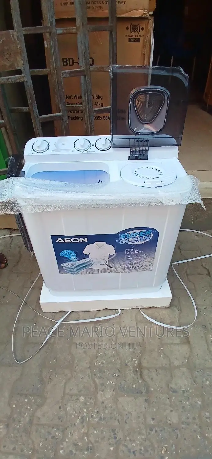 Aeon Washing Machine 7kg Twin Tub With Air Dryer And Waranty